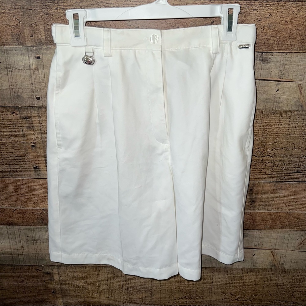 Liz Golf White Culottes Shorts Capris Woman’s 8